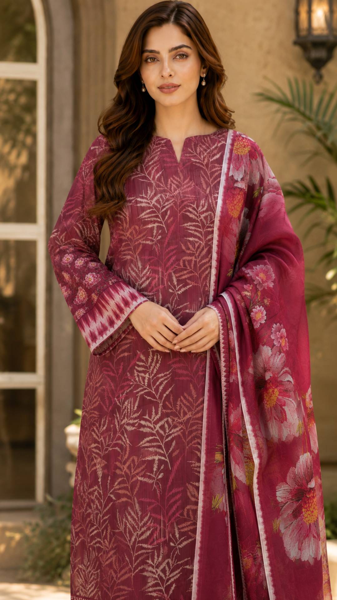 Jahan Ara Luxury Lawn 2-Piece Dress