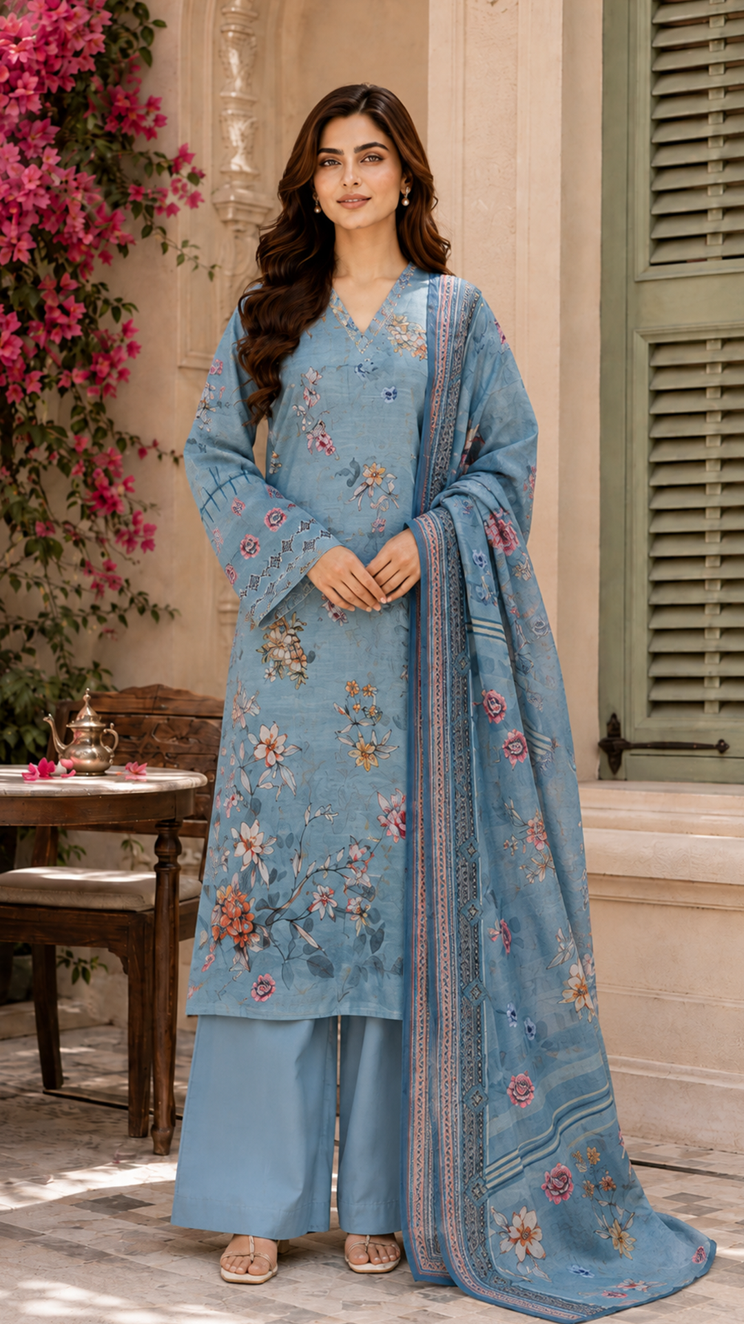 Jahan Ara Summer Bloom Printed Lawn 3-Piece