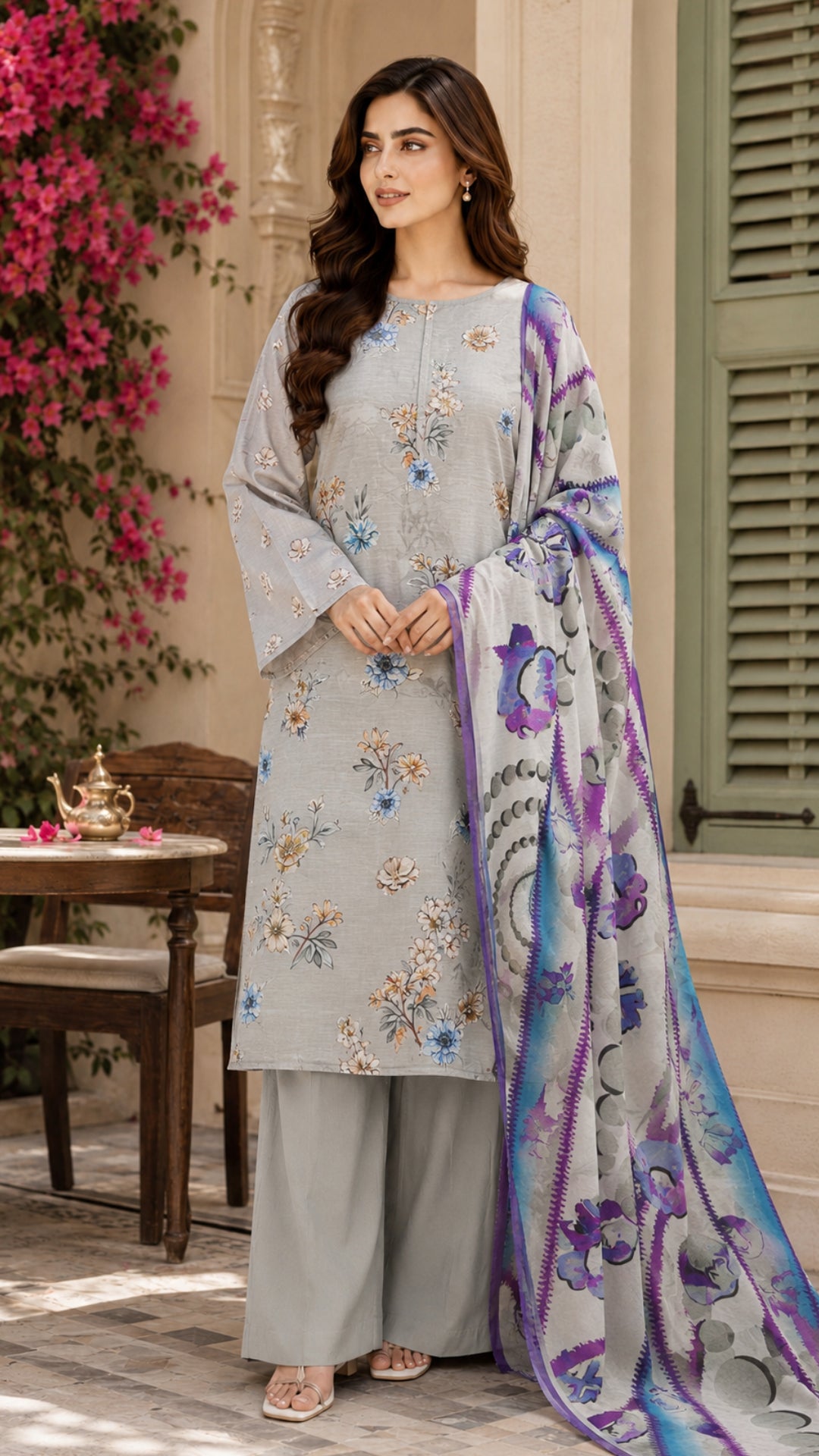 Jahan Ara Summer Bloom Lawn 3-Piece