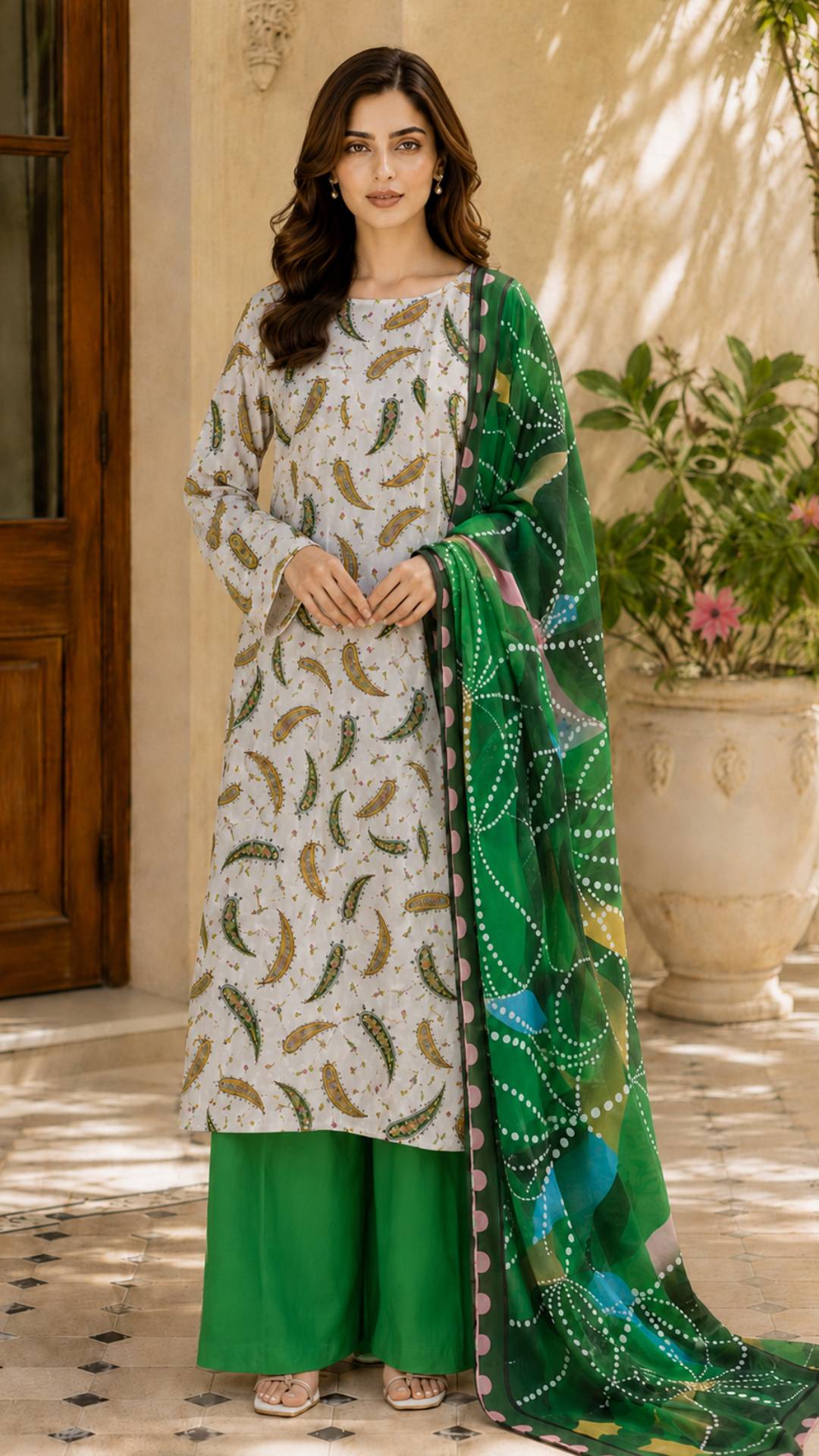 Jahan Ara Luxury Summer Lawn 3-Piece