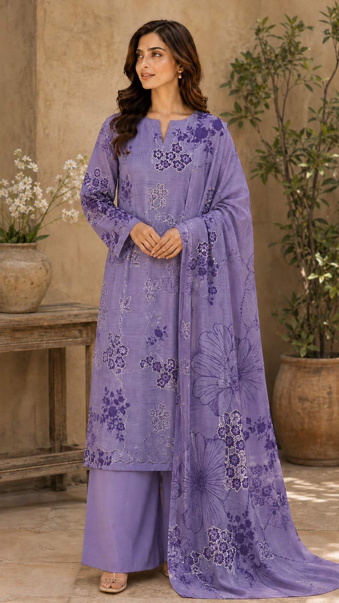 Jahan Ara Classic Printed Lawn 3-Piece