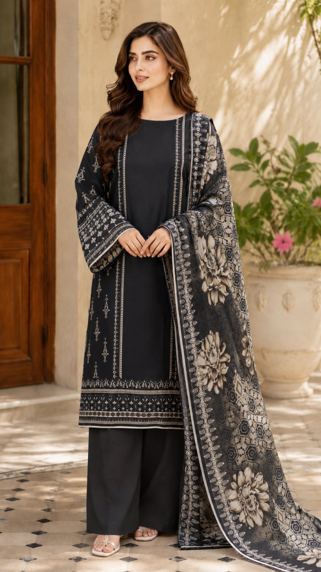 Jahan Ara Bloom Printed Lawn 3-Piece