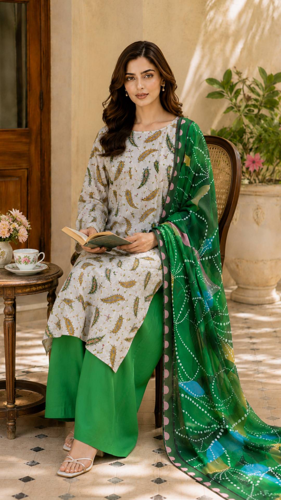 Jahan Ara Luxury Summer Lawn 3-Piece
