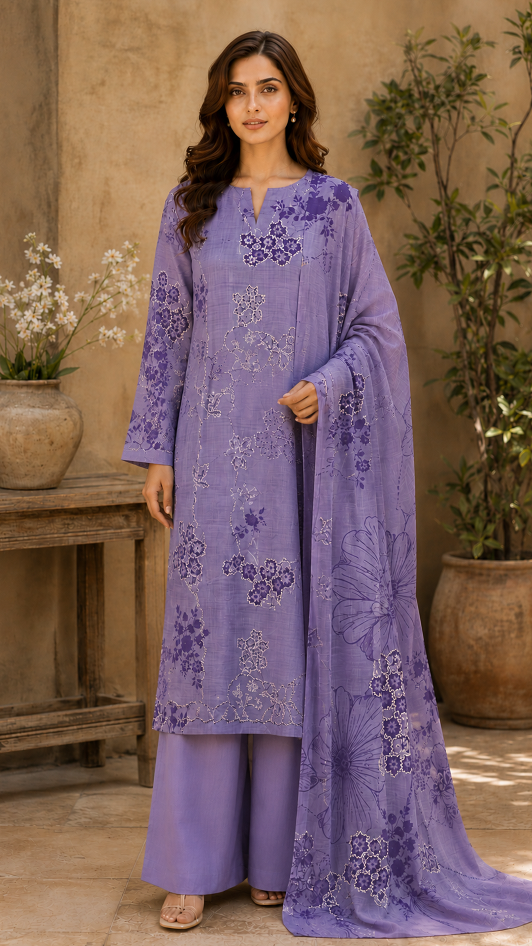 Jahan Ara Classic Printed Lawn 3-Piece
