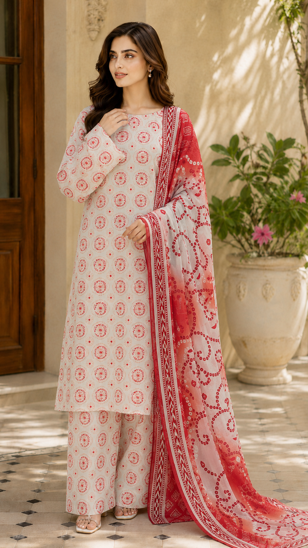 Jahan Ara Designer Printed Lawn Suit