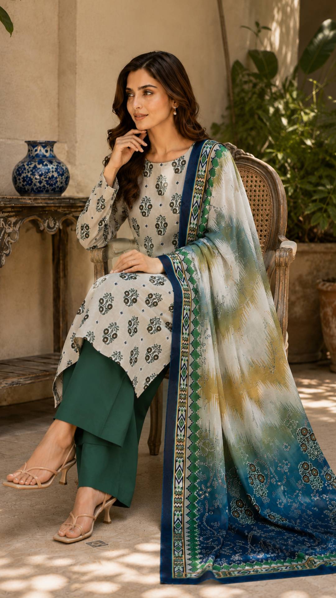 Jahan Ara Premium Printed Summer Dress