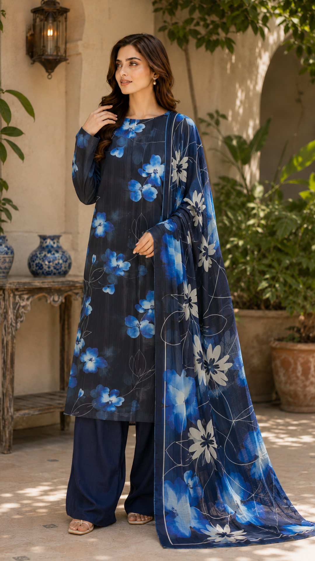 Jahan Ara Modern Printed Lawn Dress