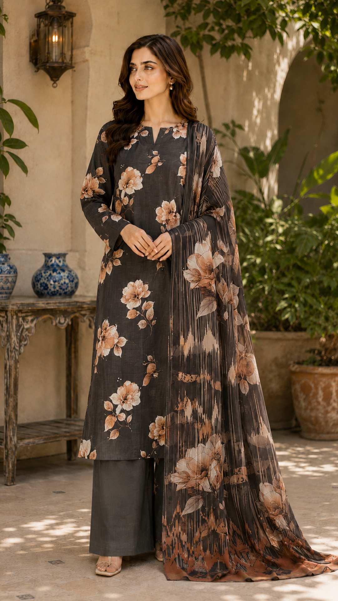 Jahan Ara Elegant Printed Lawn Suit