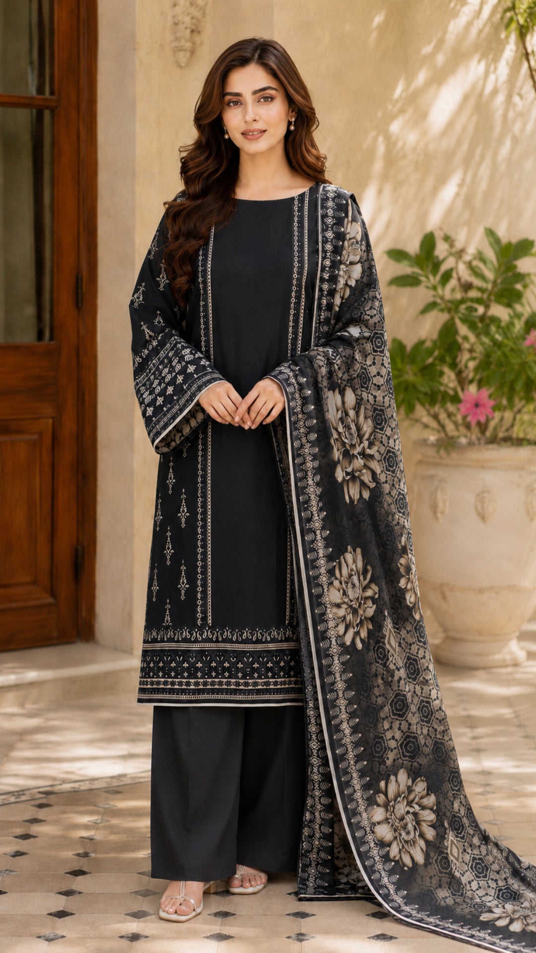 Jahan Ara Bloom Printed Lawn 3-Piece