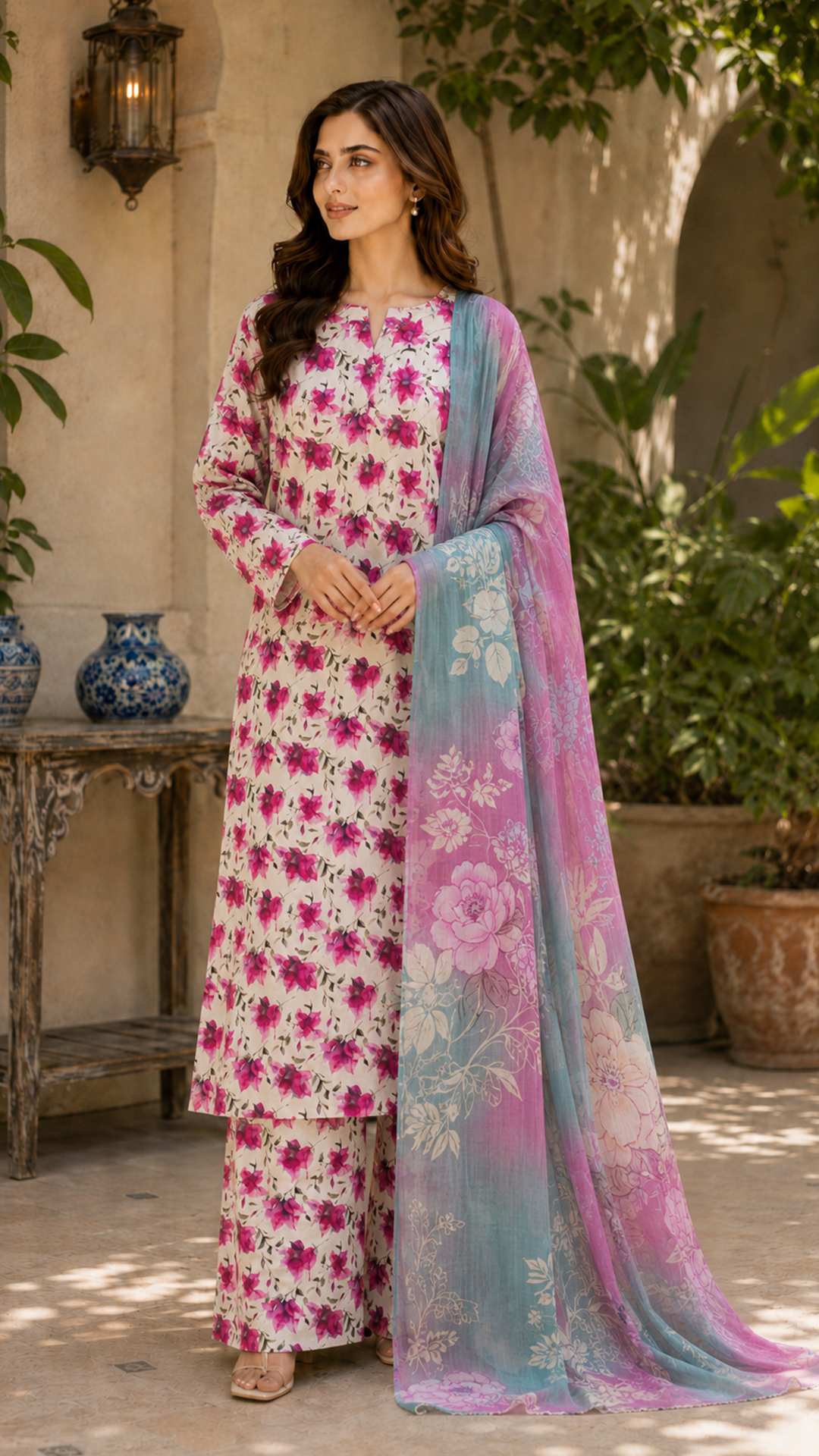 Jahan Ara Classic Printed Lawn 3-Piece