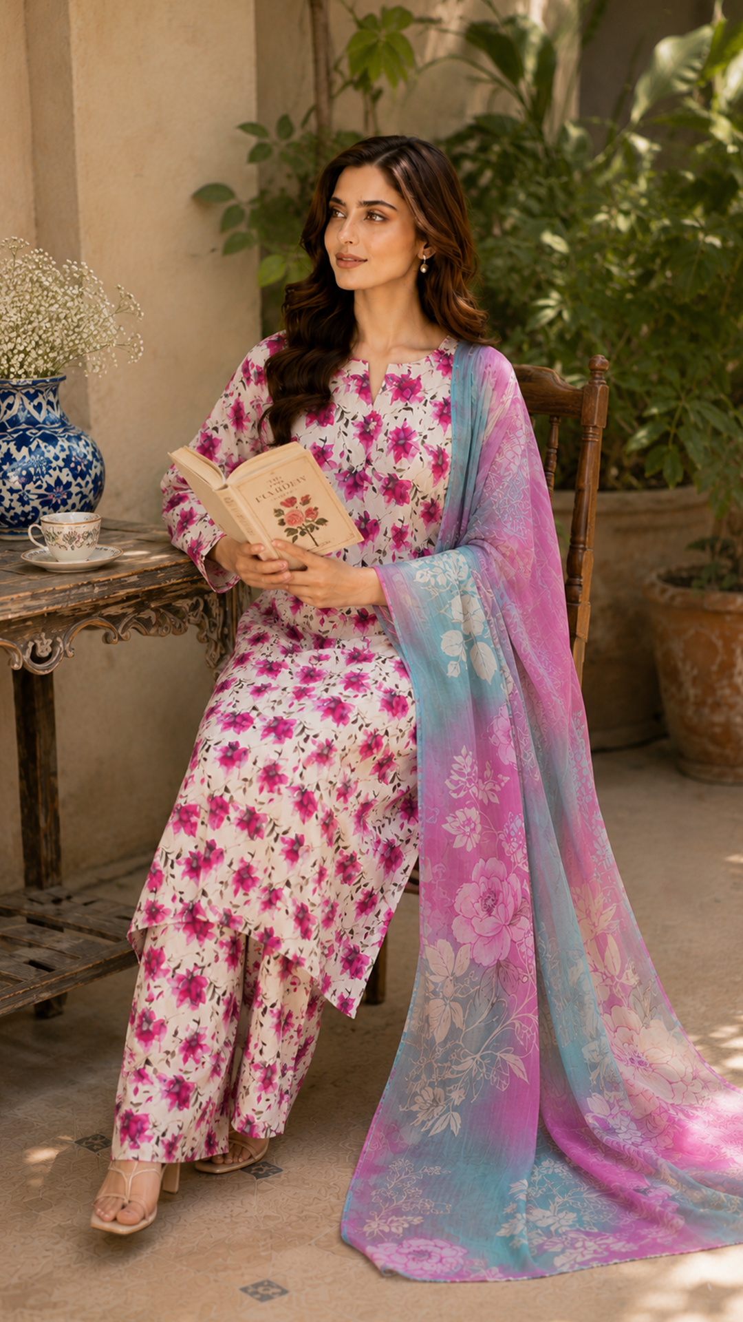 Jahan Ara Classic Printed Lawn 3-Piece