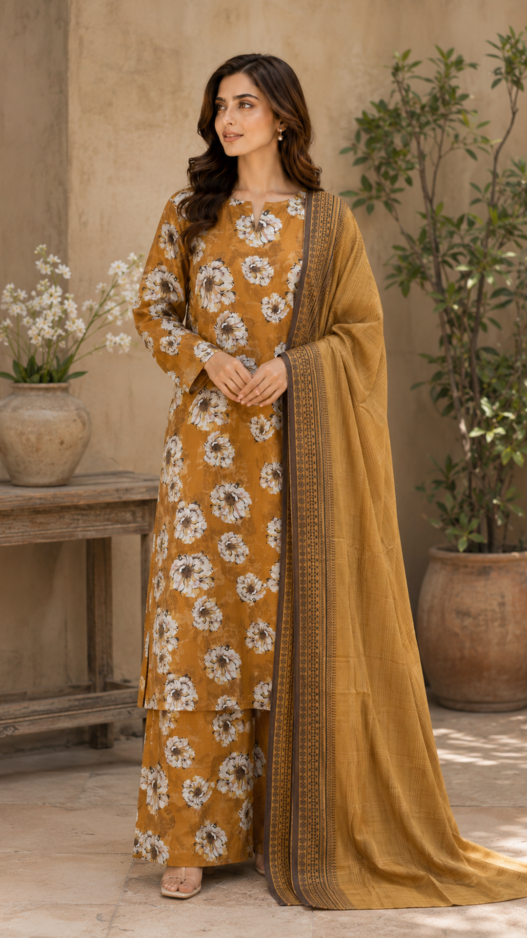Jahan Ara Premium Lawn Designer Dress