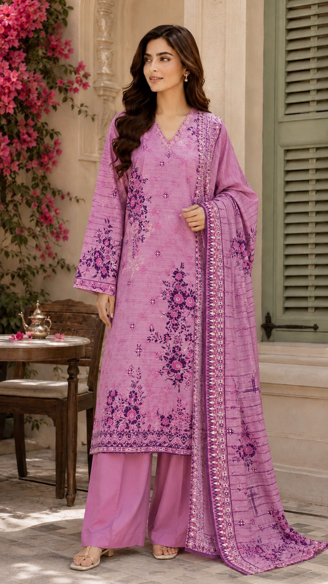 Jahan Ara Blossom Printed Lawn 3-Piece