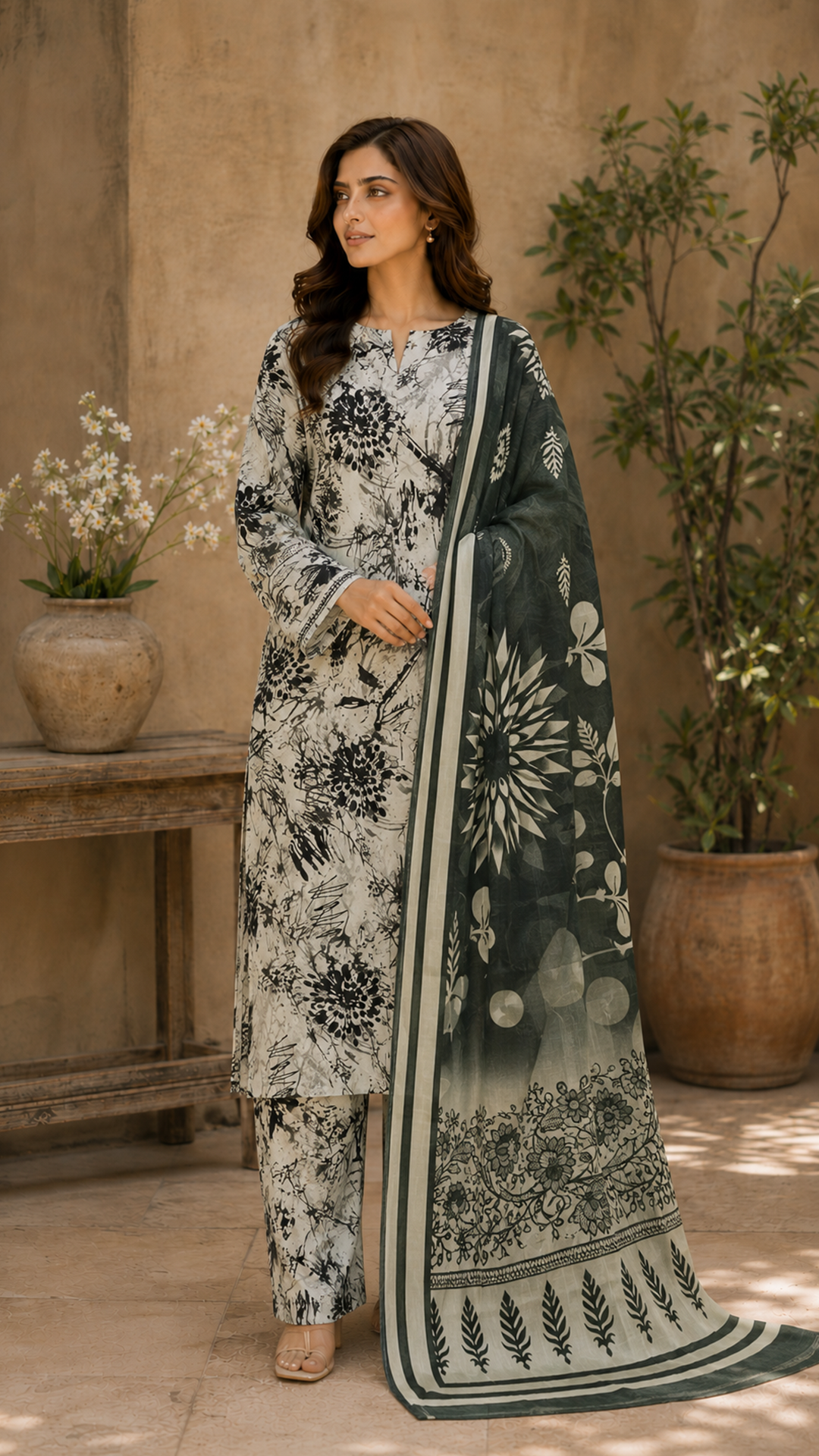 Jahan Ara Printed Lawn Fashion Suit
