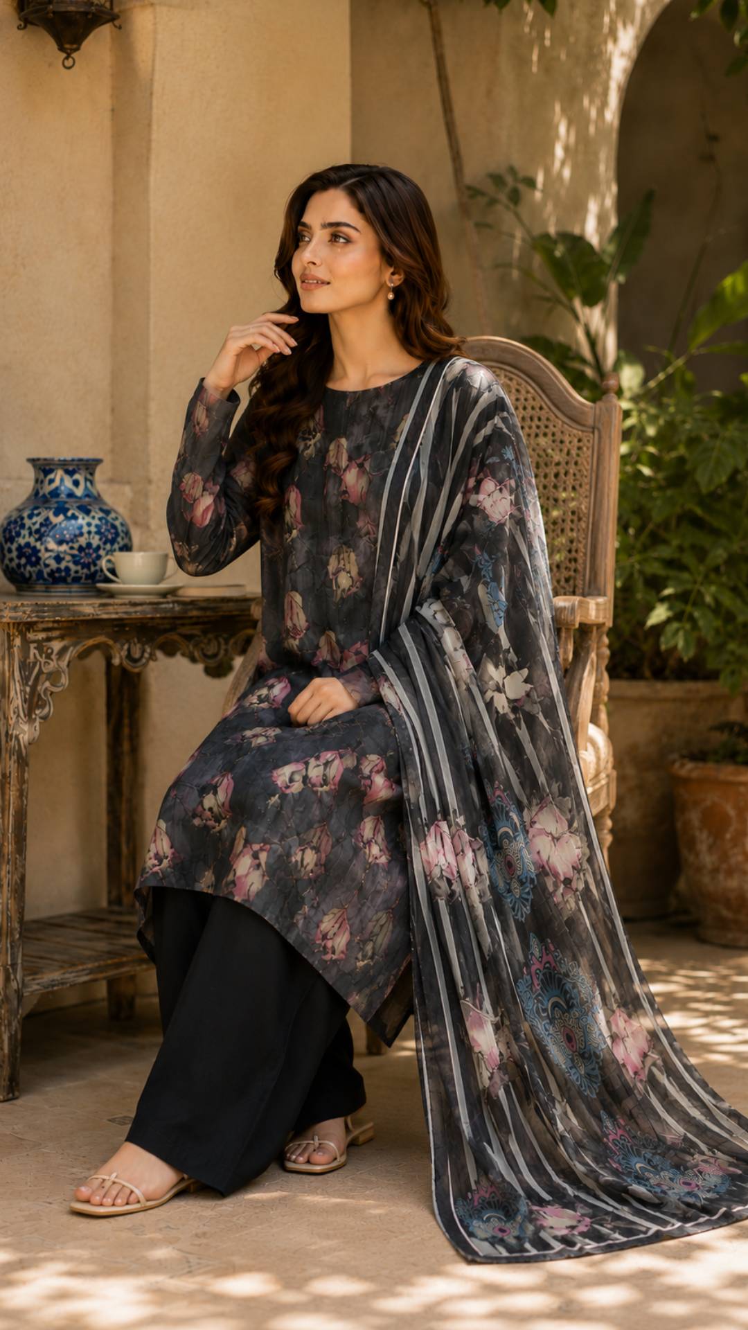 Jahan Ara Luxury Casual Lawn Dress