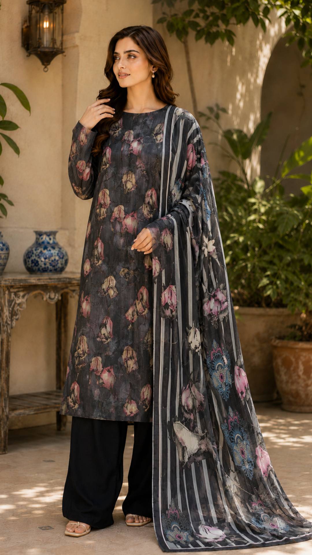 Jahan Ara Luxury Casual Lawn Dress