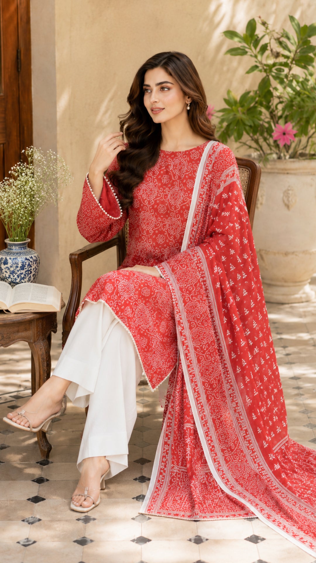 Jahan Ara Luxury Lawn 3-Piece Dress