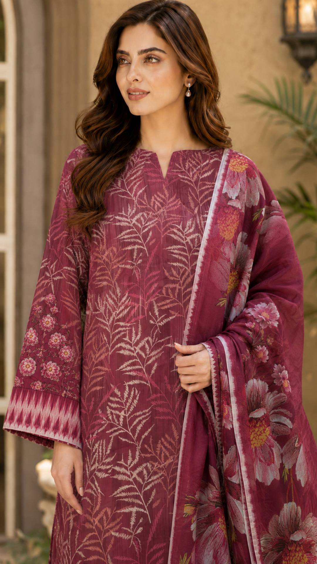 Jahan Ara Luxury Lawn 2-Piece Dress