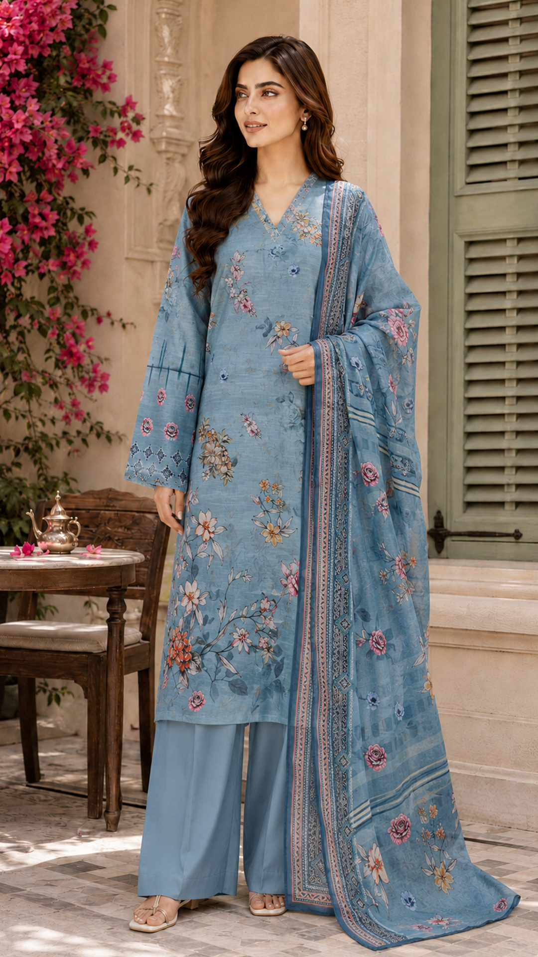 Jahan Ara Summer Bloom Printed Lawn 3-Piece